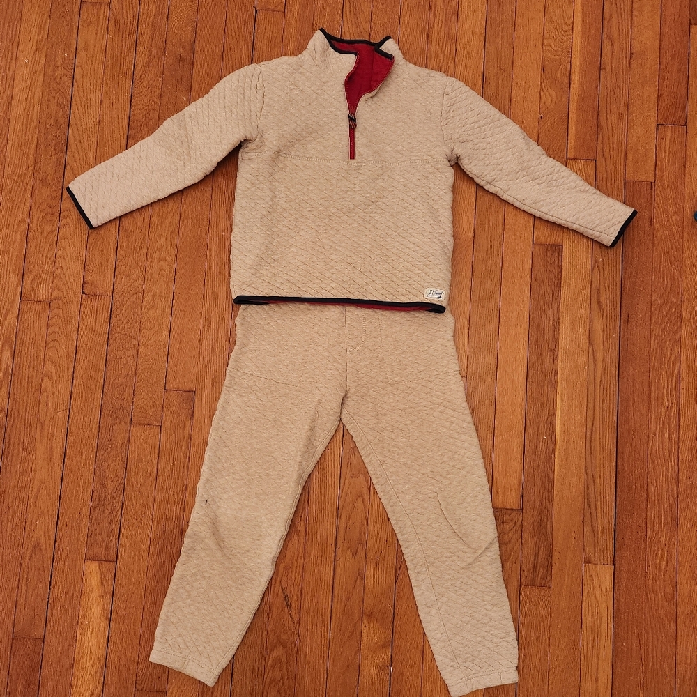 Crewcuts Cozy Diamon Quited Set Size L(10-11)